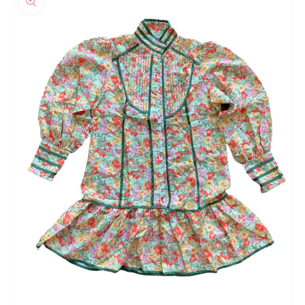 Long Sleeve Floral Dress Size Large